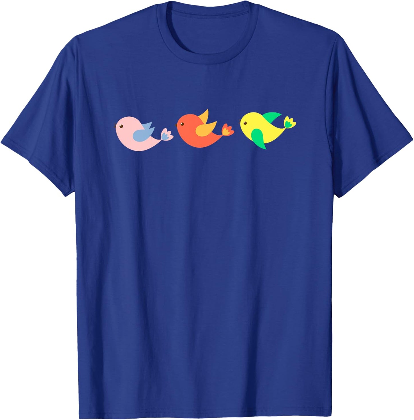 Three Young Birds T-Shirt - T-Shirt | Royal