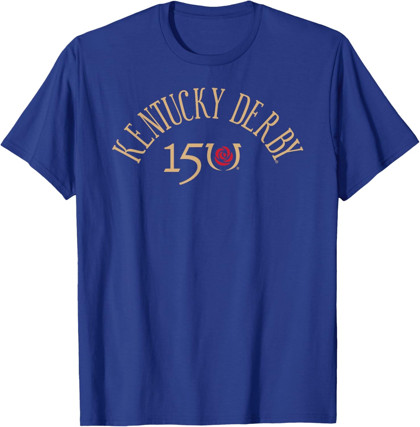 Kentucky Derby 150th Arch Over Officially Licensed T-Shirt - T-Shirt | Royal