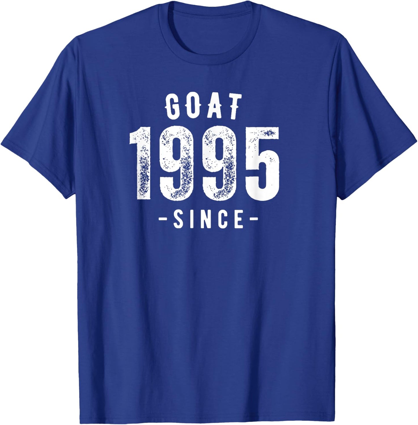 Goat Since 1995, Born In 1995 Vintage Retro Classic Birthday T-Shirt - T-Shirt | Royal