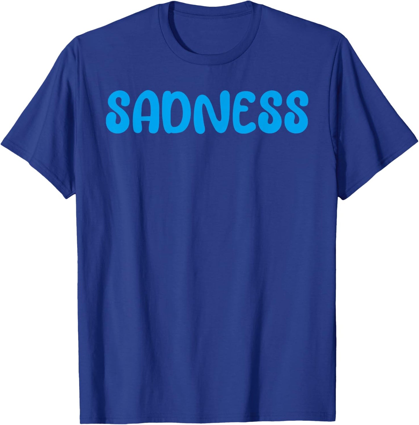 Sadness Lazy Halloween Costume Funny Last Minute Kids T-Shirt - T-Shirt | Royal