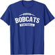 Bobcats Hallsville Football Distressed HS T-Shirt - T-Shirt | Royal