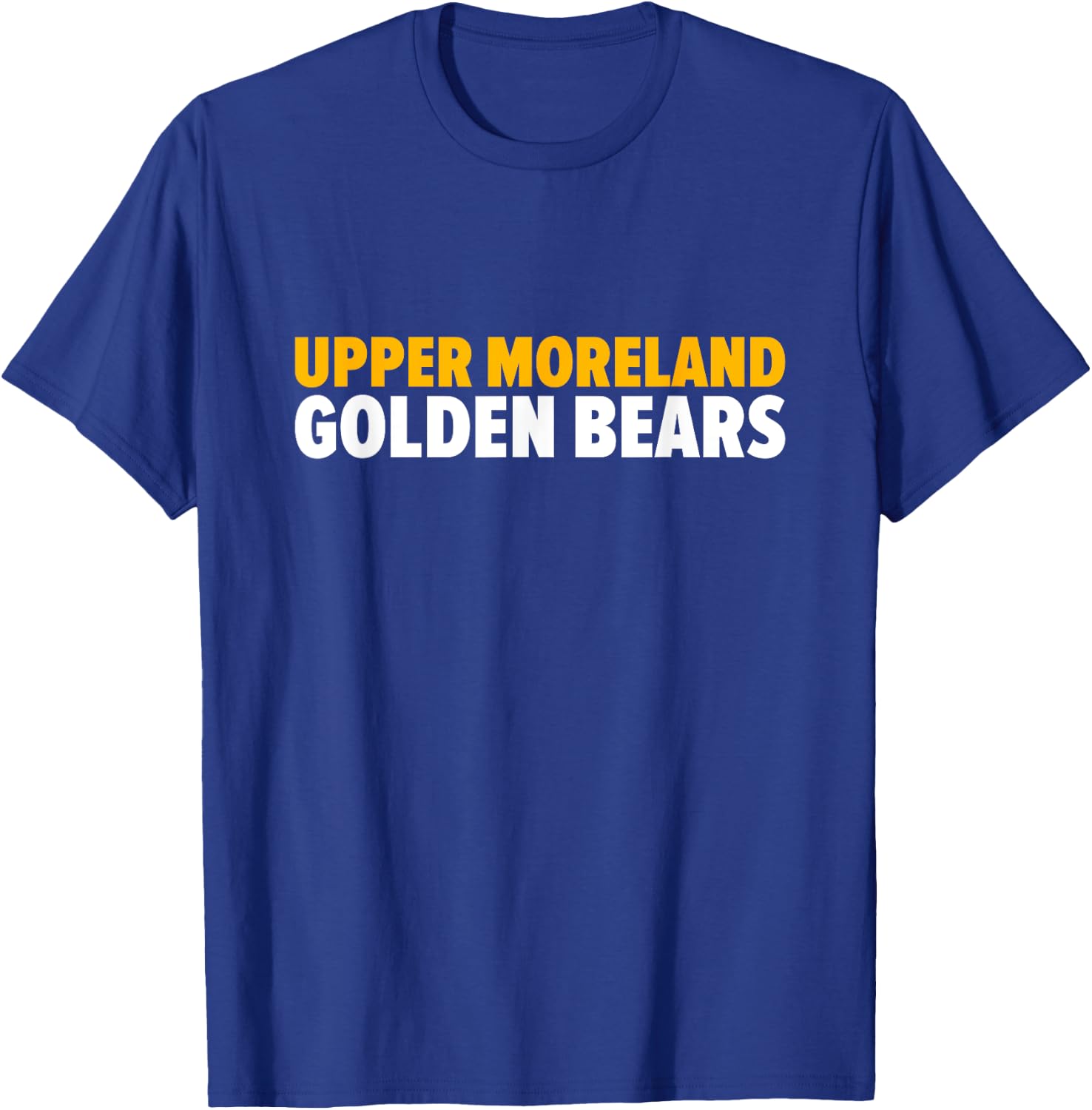 Upper Moreland Golden Bears Bold T-Shirt - T-Shirt | Royal