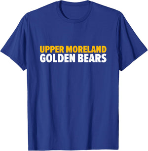 Upper Moreland Golden Bears Bold T-Shirt - T-Shirt | Royal