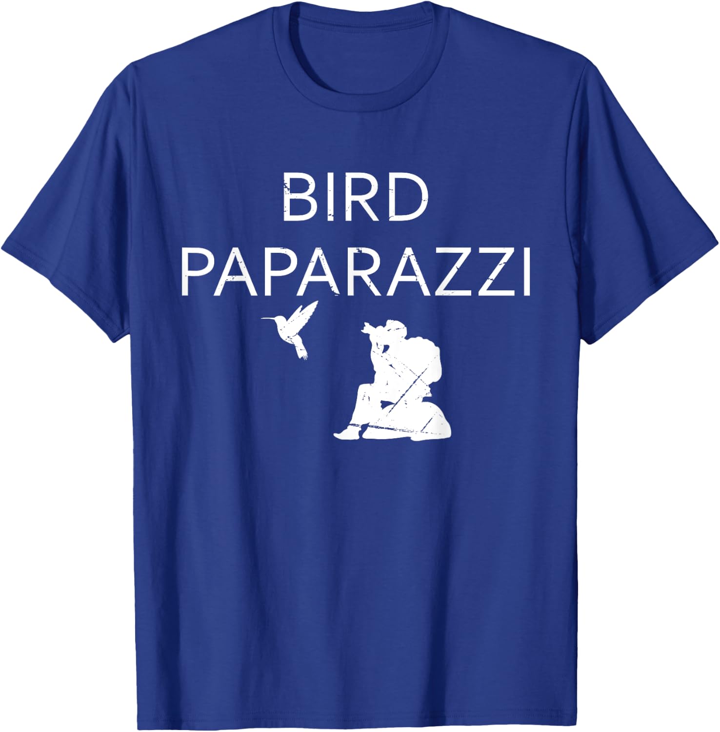 Bird Paparazzi | Bird Photography Camera | Bird Watcher T-Shirt - T-Shirt | Royal