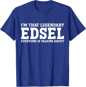 Edsel Personal Name First Name Funny Edsel T-Shirt - T-Shirt | Royal