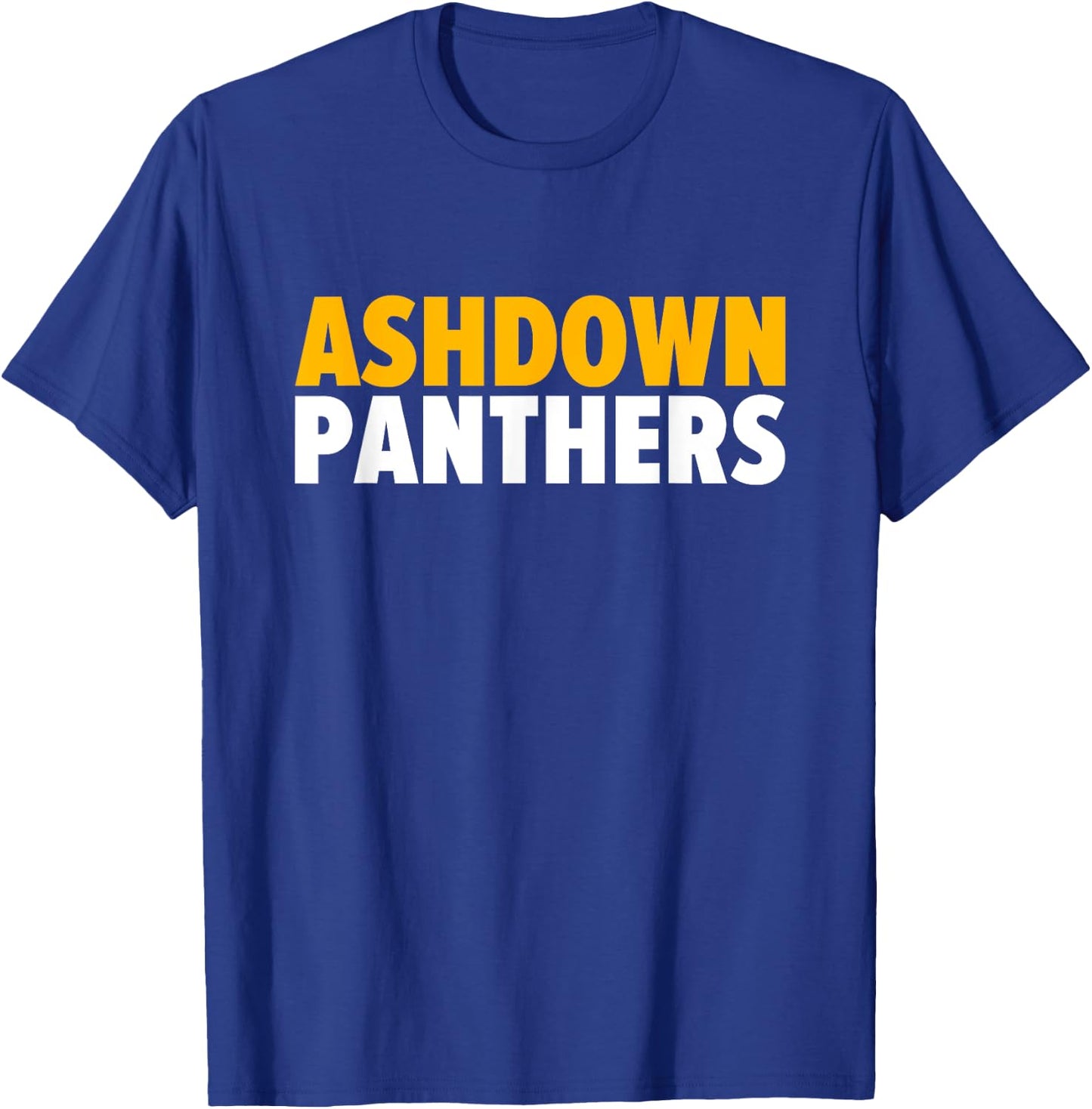 Ashdown Panthers Bold T-Shirt - T-Shirt | Royal