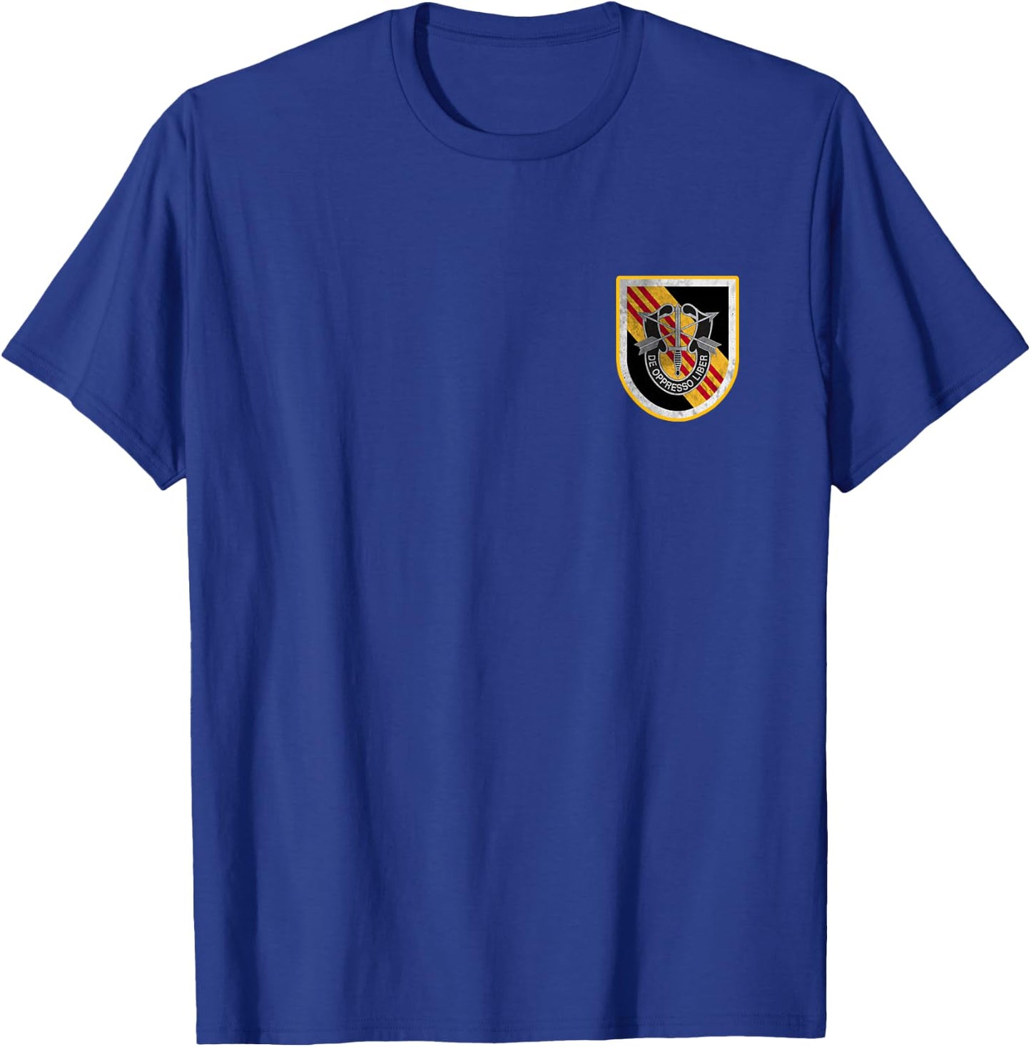5th Special Forces Group SFG Logo Military Veteran Christmas T-Shirt - T-Shirt | Royal