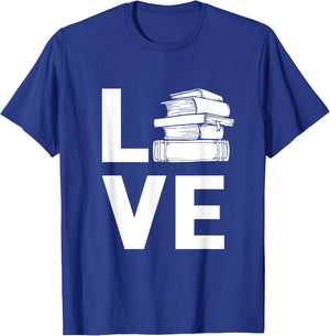 Love Reading T-Shirt - T-Shirt | Royal