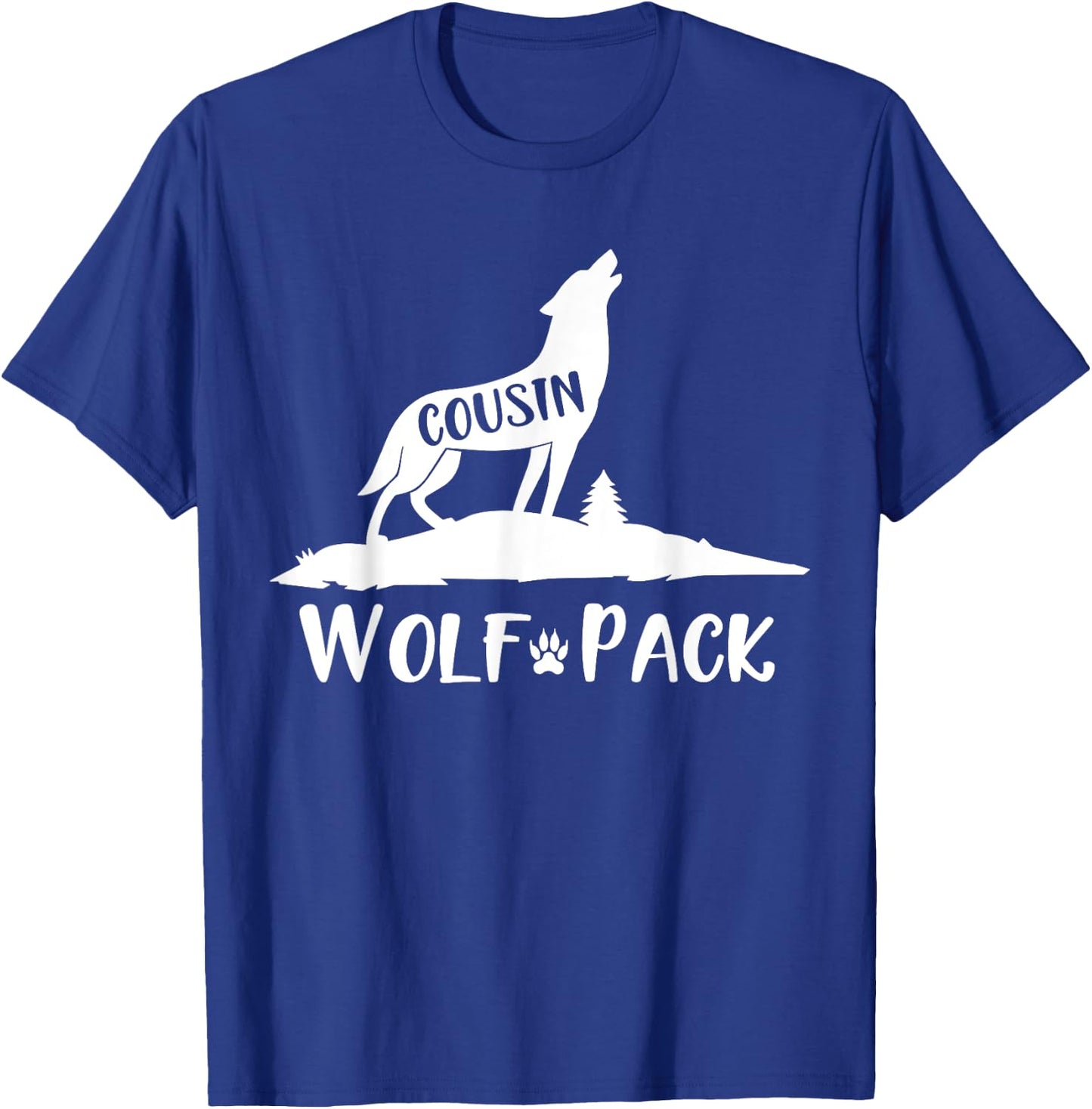 Wolf Pack Matching Family Cousin Wolf Wolves T-Shirt - T-Shirt | Royal