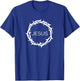 Jesus. Crown of Thorns of Christ. Christian Devotion T-Shirt - T-Shirt | Royal
