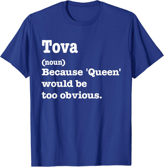 TOVA Sarcasm Queen - Custom TOVA Women's T-Shirt - T-Shirt | Royal