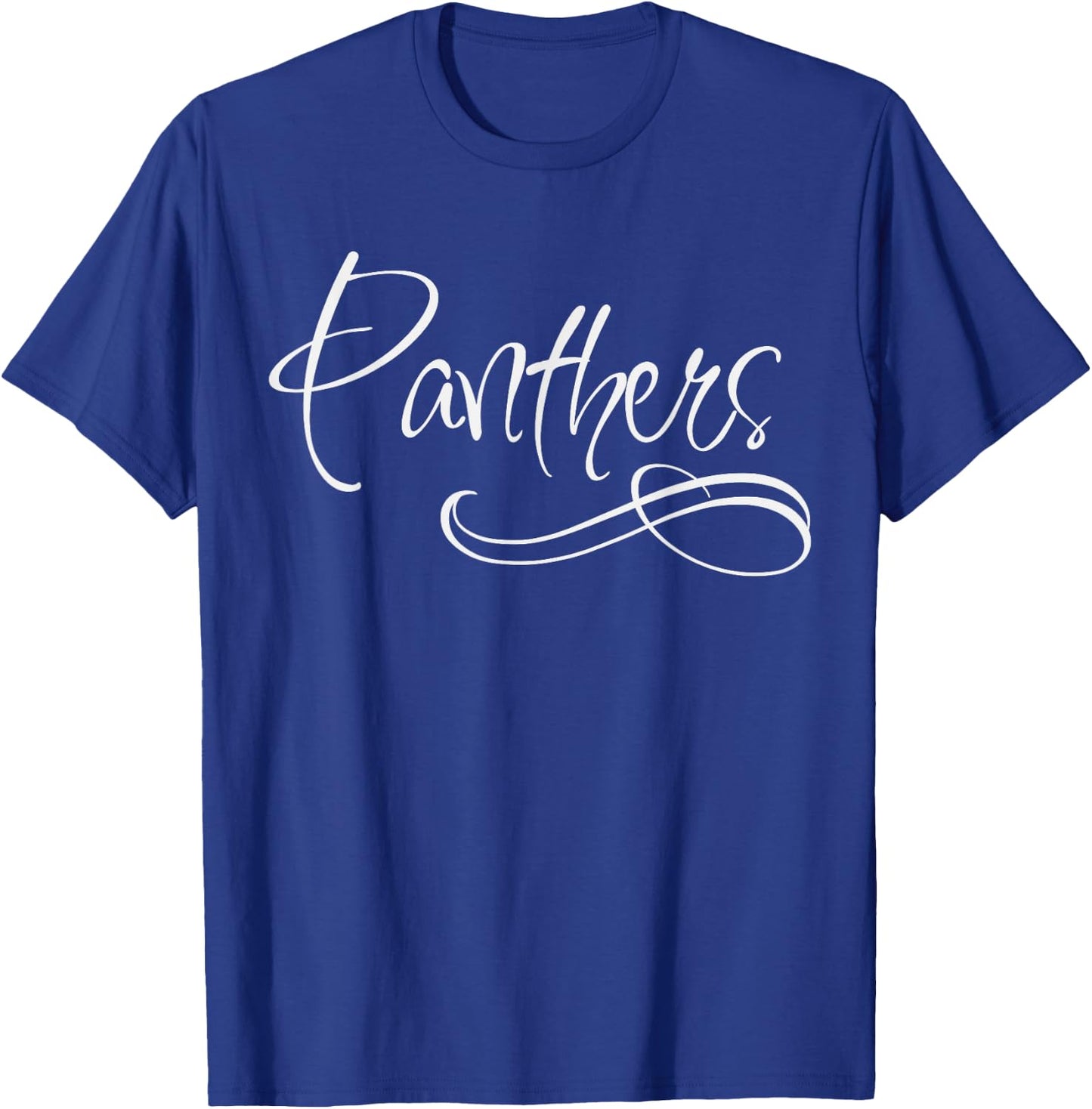 Panther School Sports Fan Team Spirit T-Shirt - T-Shirt | Royal