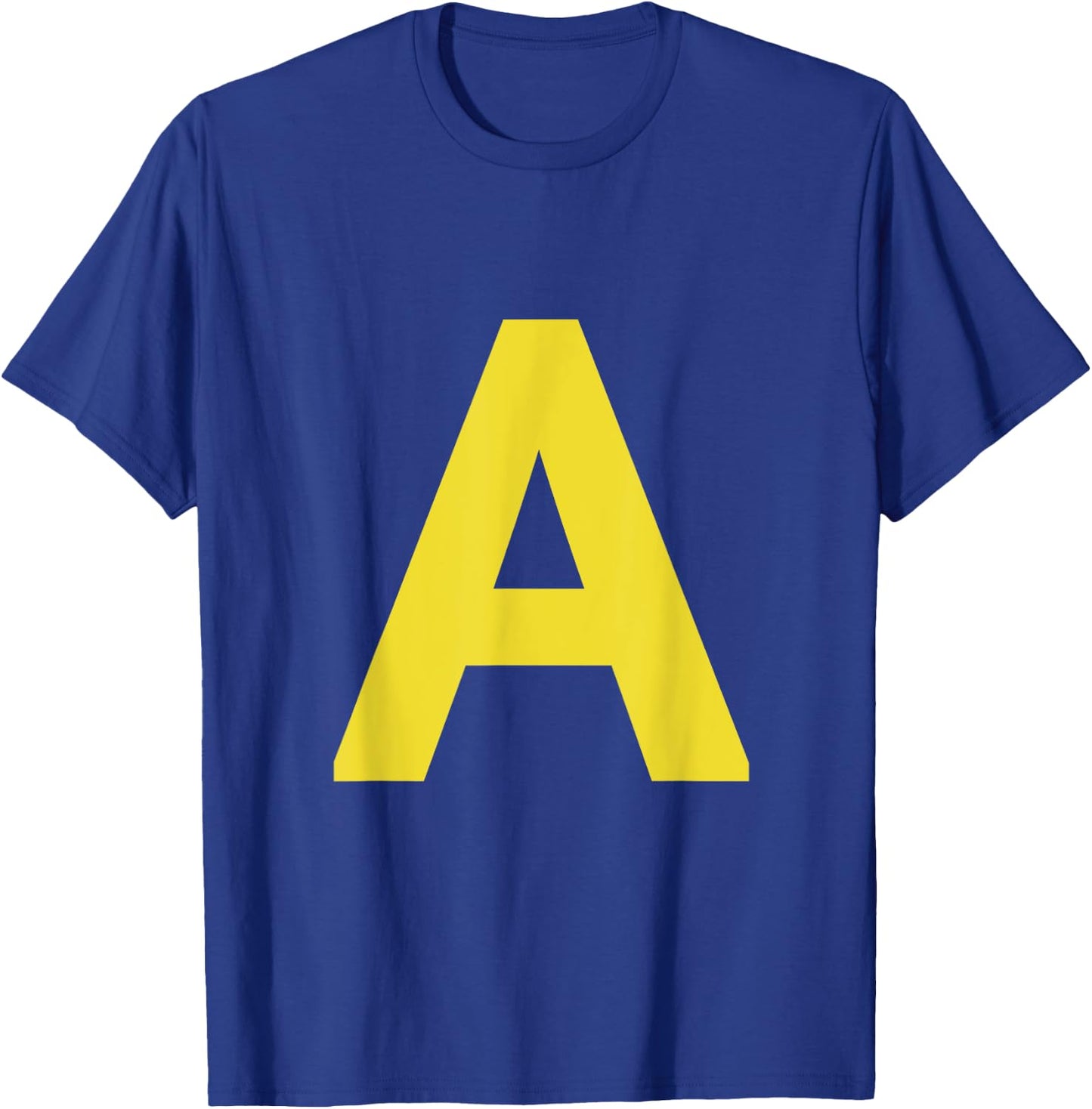 letter A funny chipmunk group matching halloween costume T-Shirt - T-Shirt | Royal