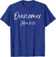 Victory in Christ Bible Verse Quote Overcomer John 16:13 T-Shirt - T-Shirt | Royal