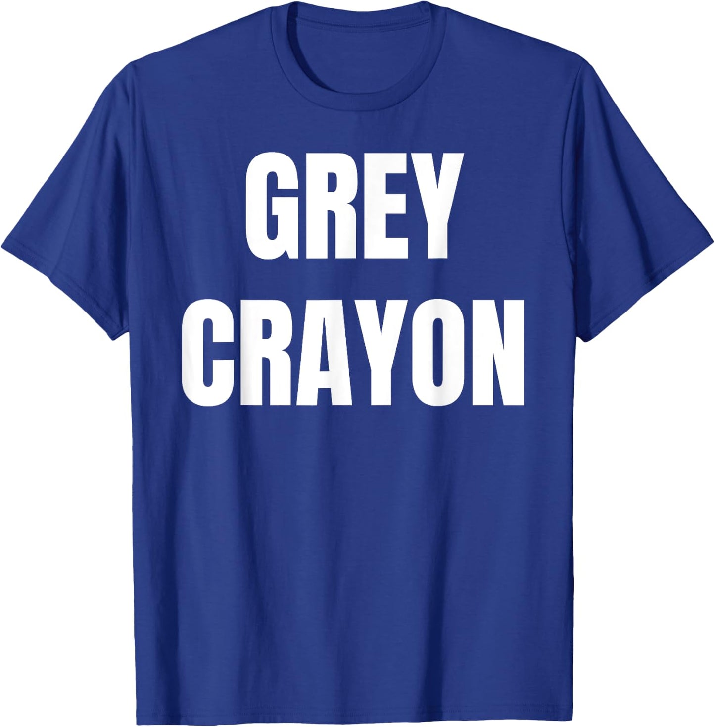 Grey Crayon Box Funny Group Crayon Costume T-Shirt - T-Shirt | Royal