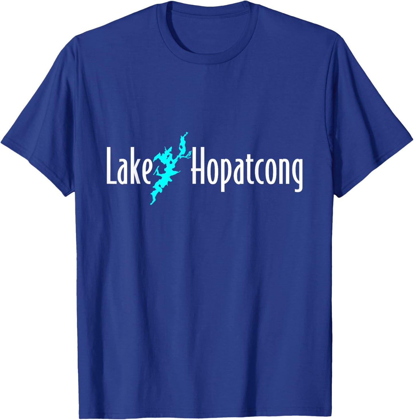 Minimalist Lake Hopatcong - New Jersey T-Shirt - T-Shirt | Royal