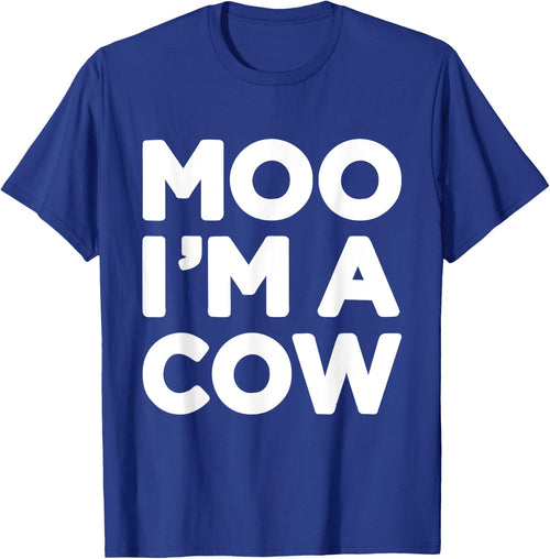 Moo Im a Cow Funny Lazy Costume for Halloween Party