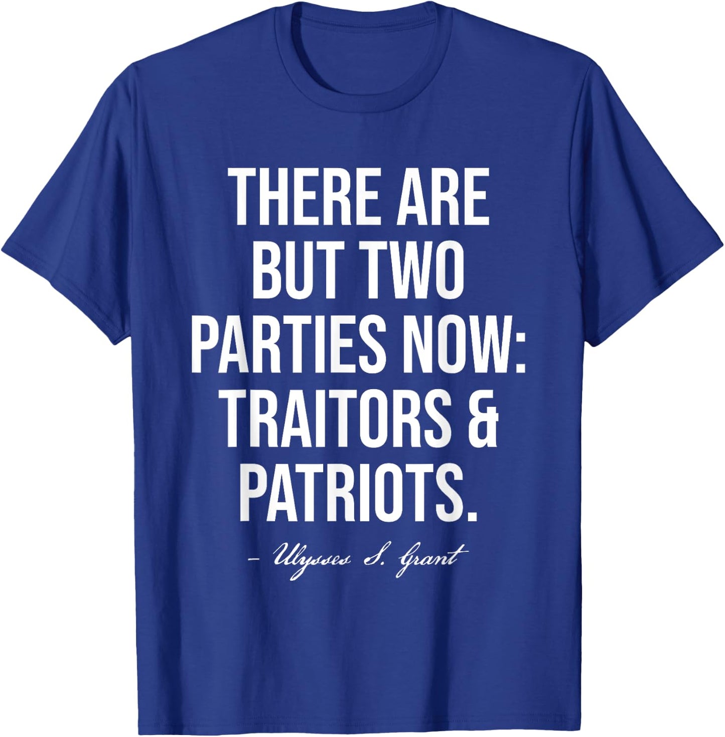 Republican Conservative Traitors And Patriots Trump 2024 T-Shirt - T-Shirt | Royal