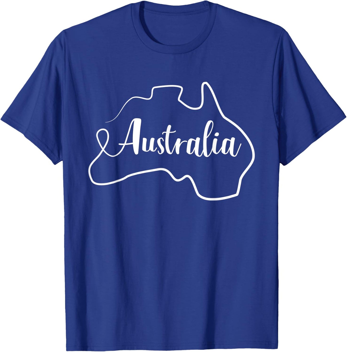 Australia map T-Shirt - T-Shirt | Royal