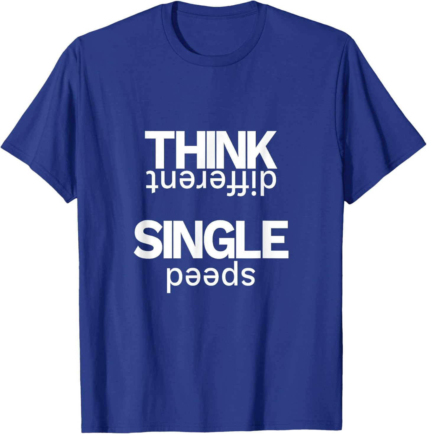 Single Speed Fixie Bike T-Shirt - T-Shirt | Royal