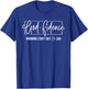 God Fidence Knowing I Can't But He Can Funny Christian T-Shirt - T-Shirt | Royal