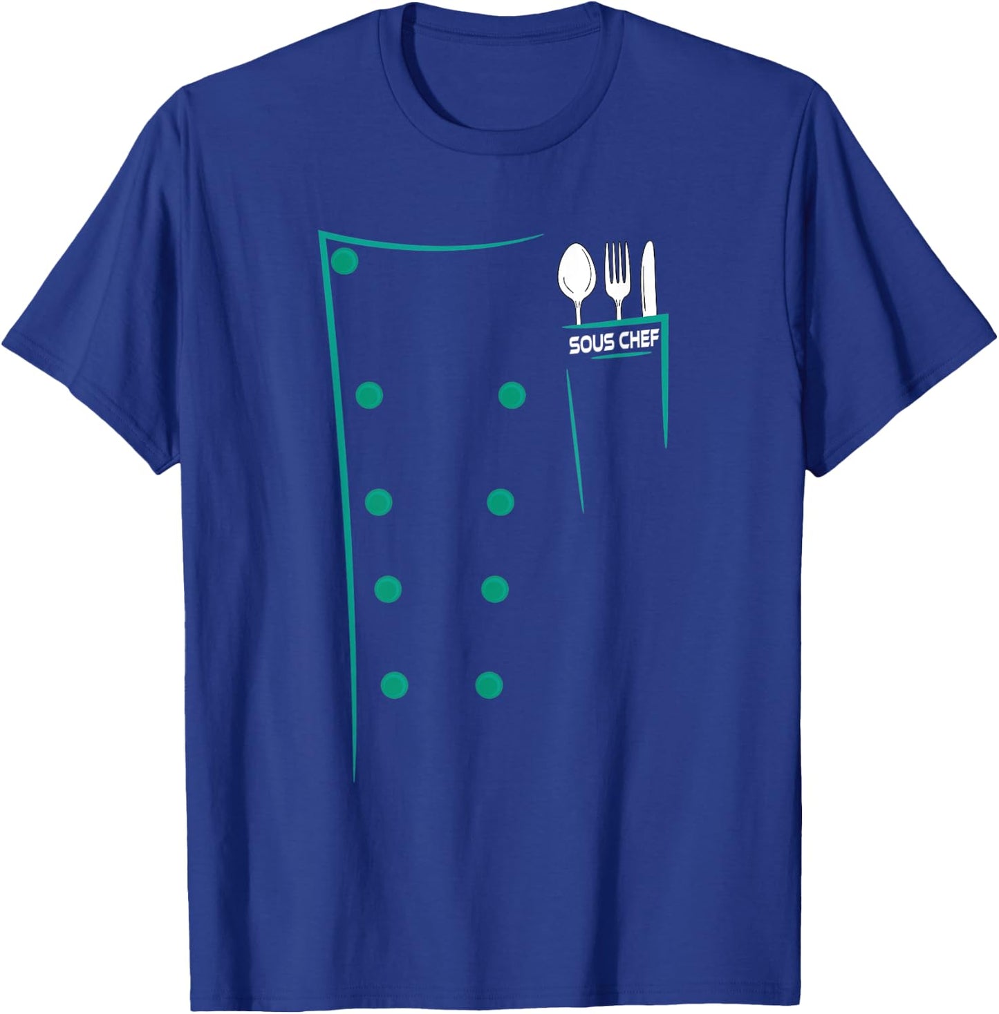 Sous Chef Culinary Utensils Design Outfit T-Shirt - T-Shirt | Royal