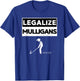 Legalize Mulligans Funny Golf T-Shirt - T-Shirt | Royal