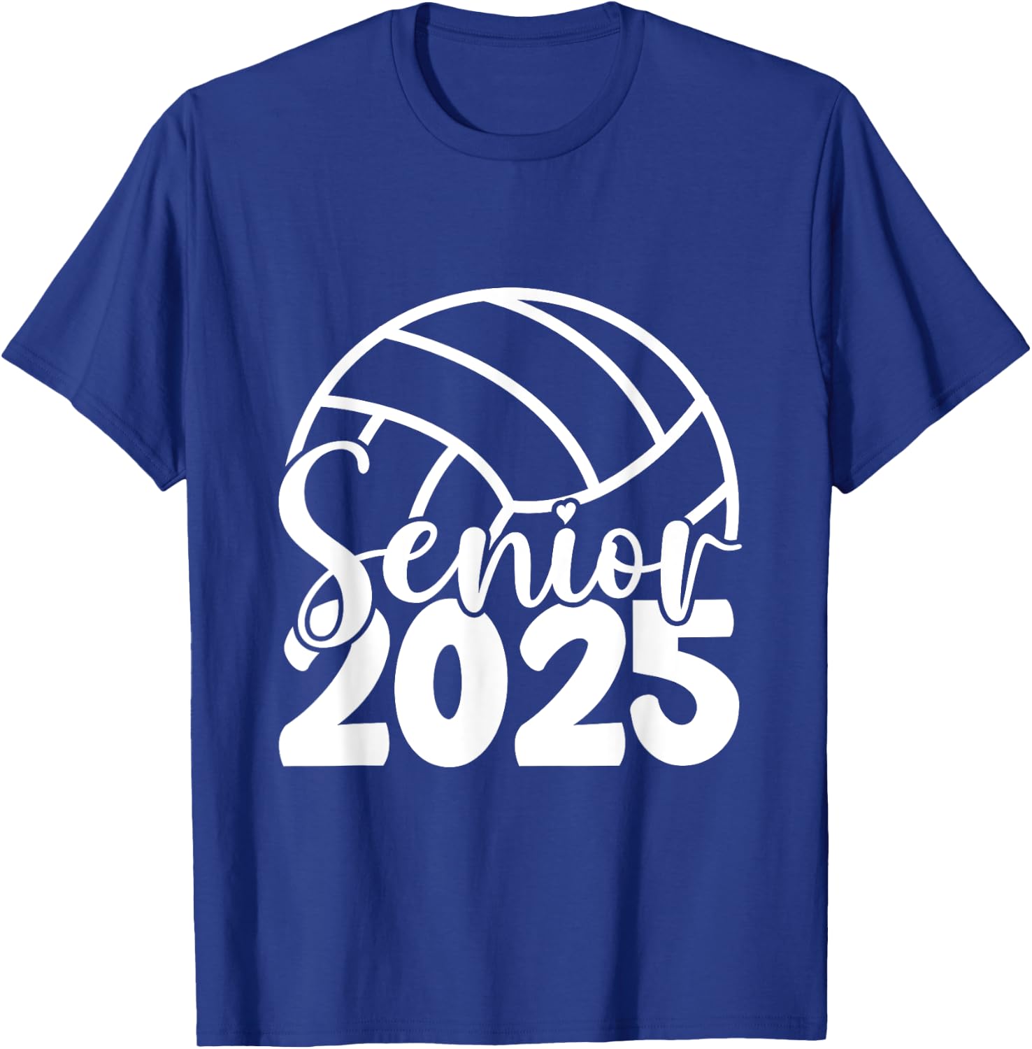 Class Of 2025 Volleyball Graduation Class Of 2025 Senior T-Shirt - T-Shirt | Royal