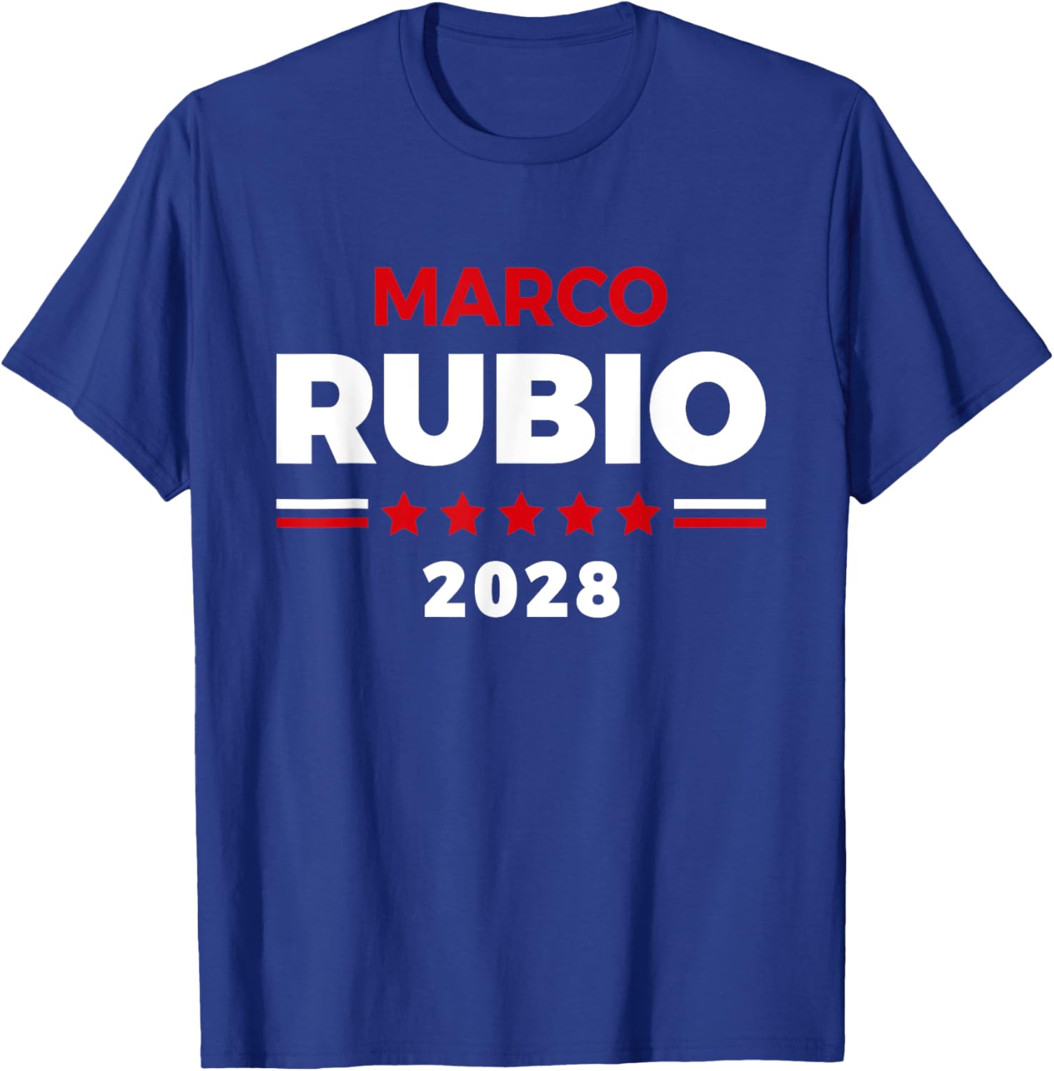 Marco Rubio 2028 Rubio 2028 Retro Election Vintage T-Shirt - T-Shirt | Royal