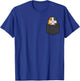 Guinea Pig Pocket Funny Cavy Rodent Animal Men Women Kids T-Shirt - T-Shirt | Royal