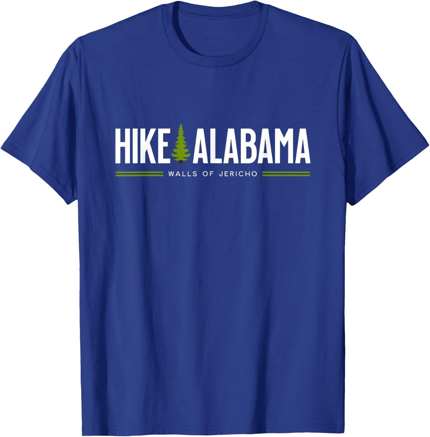 Alabama Walls of Jericho Hike Tree Graphic T-Shirt - T-Shirt | Royal