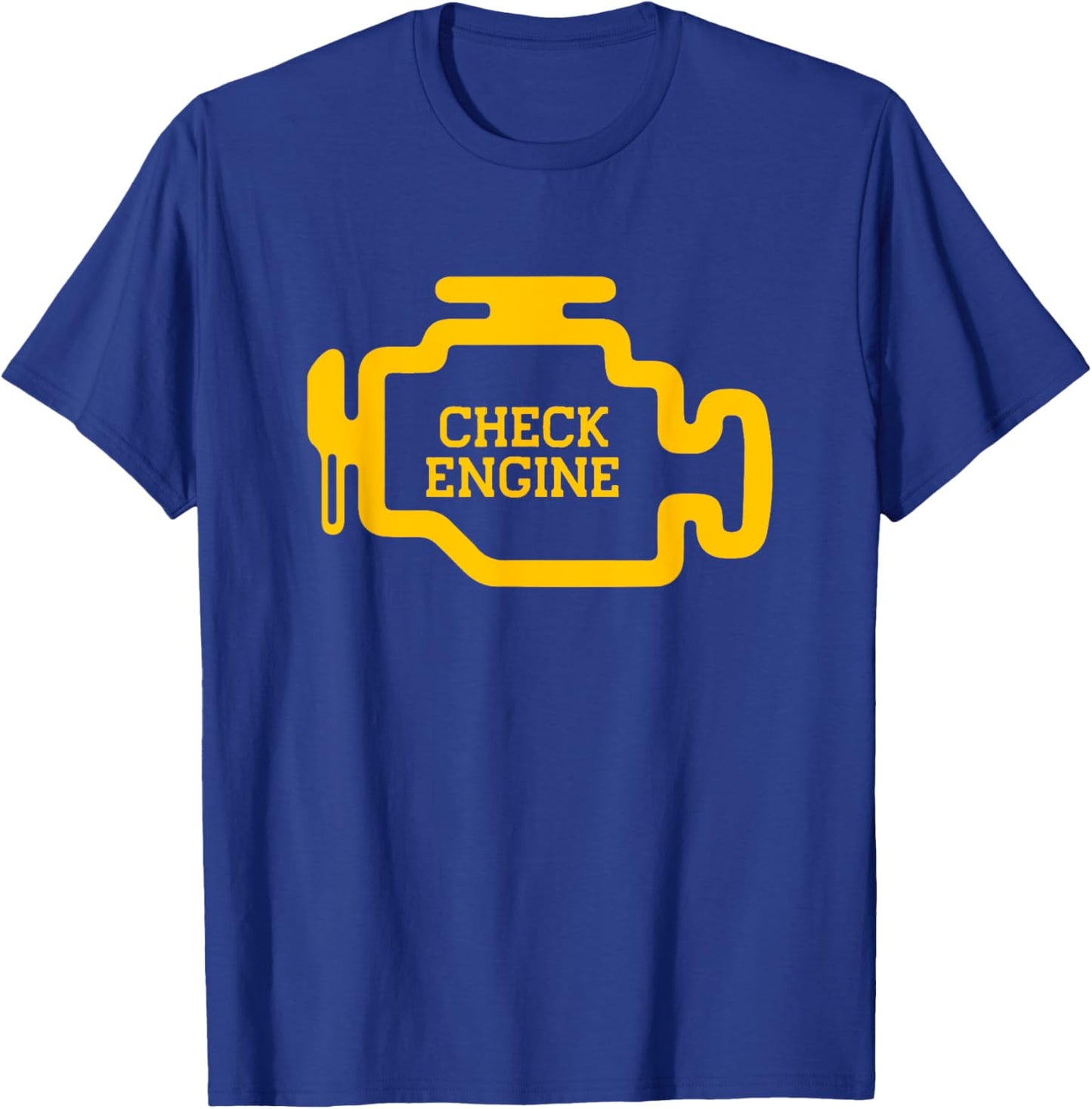 Check Engine Light T-Shirt - T-Shirt | Royal