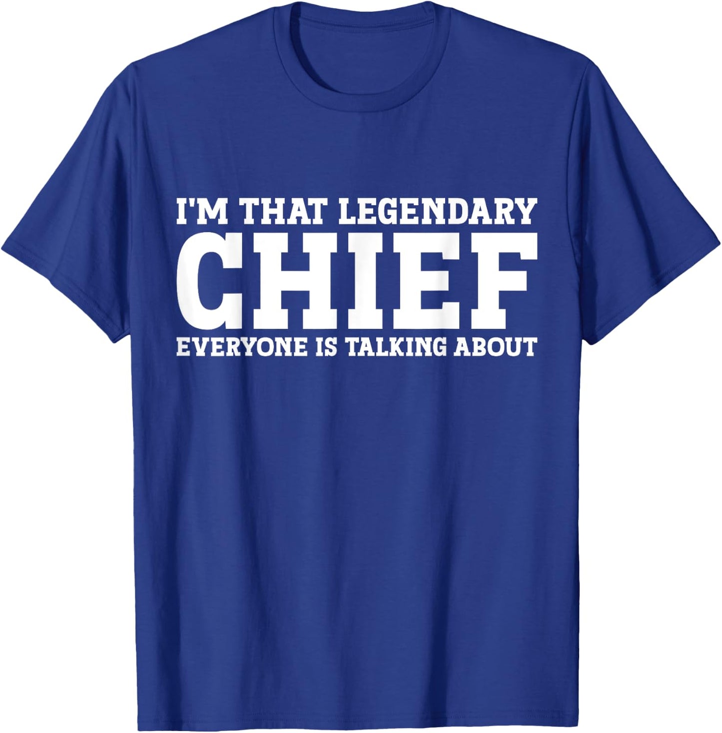 Chief Personal Name First Name Funny Chief T-Shirt - T-Shirt | Royal