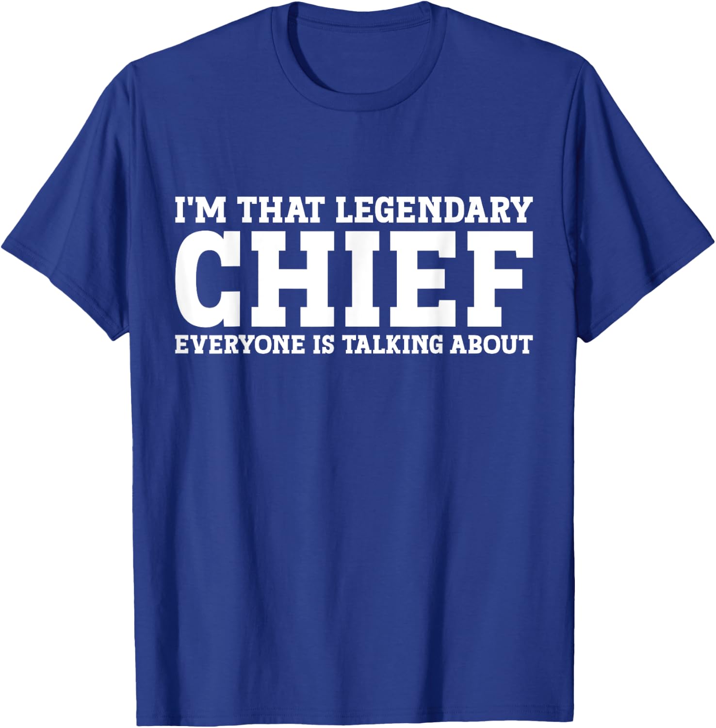 Chief Personal Name First Name Funny Chief T-Shirt - T-Shirt | Royal
