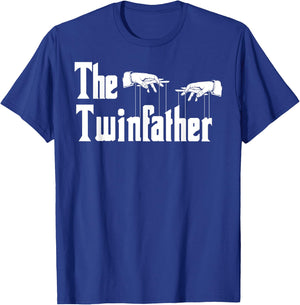 The Twinfather Father's Day Twin Dad Funny Daddy Of Twins T-Shirt - T-Shirt | Royal