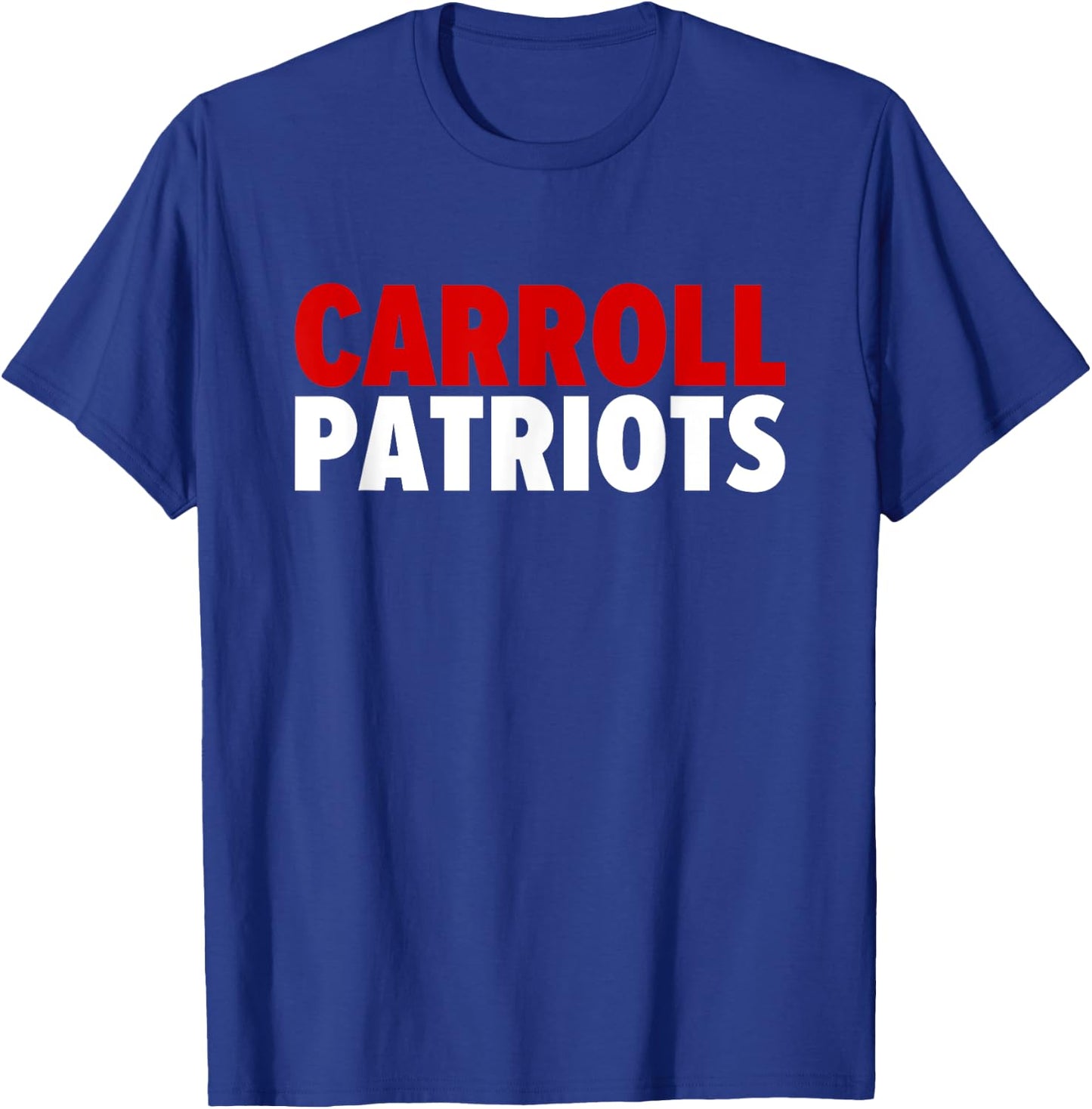 Carroll Patriots Bold T-Shirt - T-Shirt | Royal