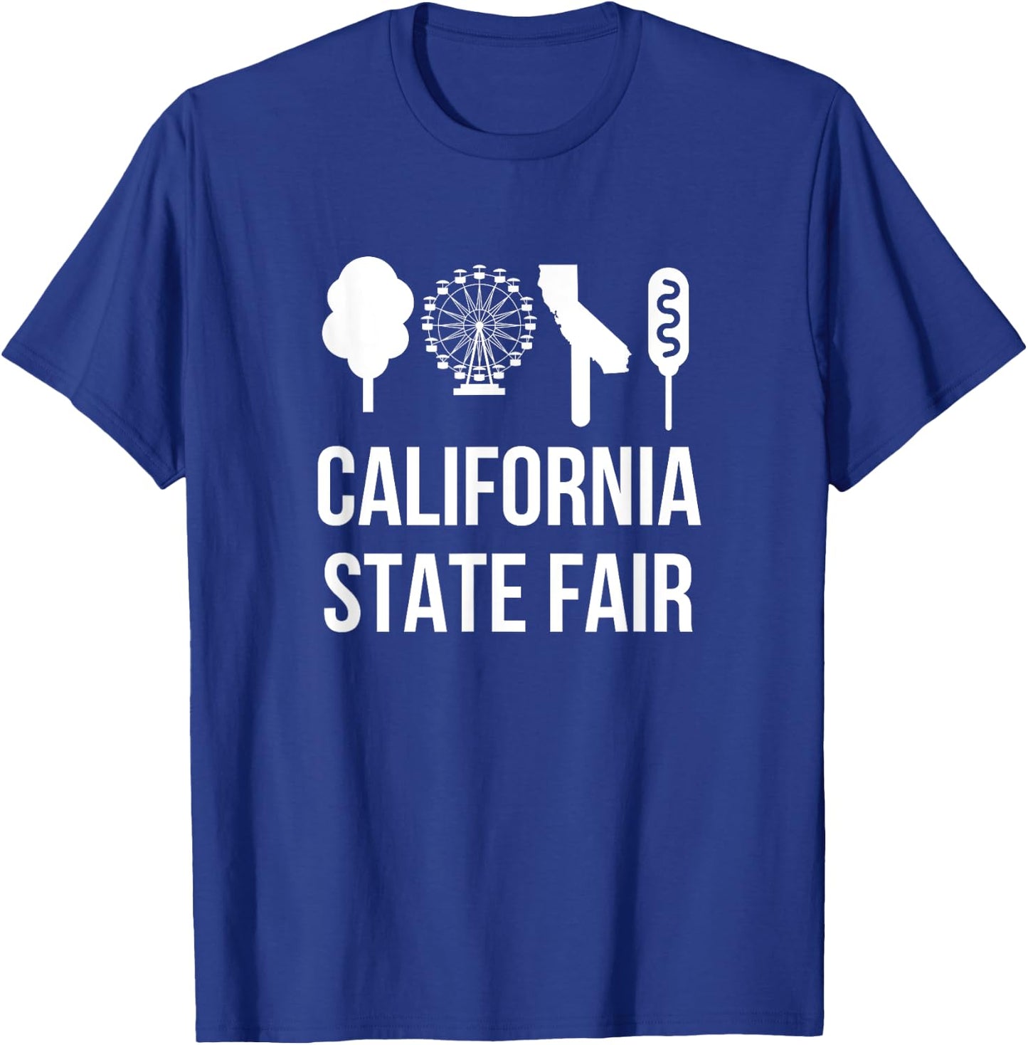 California State Fair Food on a Stick T-Shirt - T-Shirt | Royal