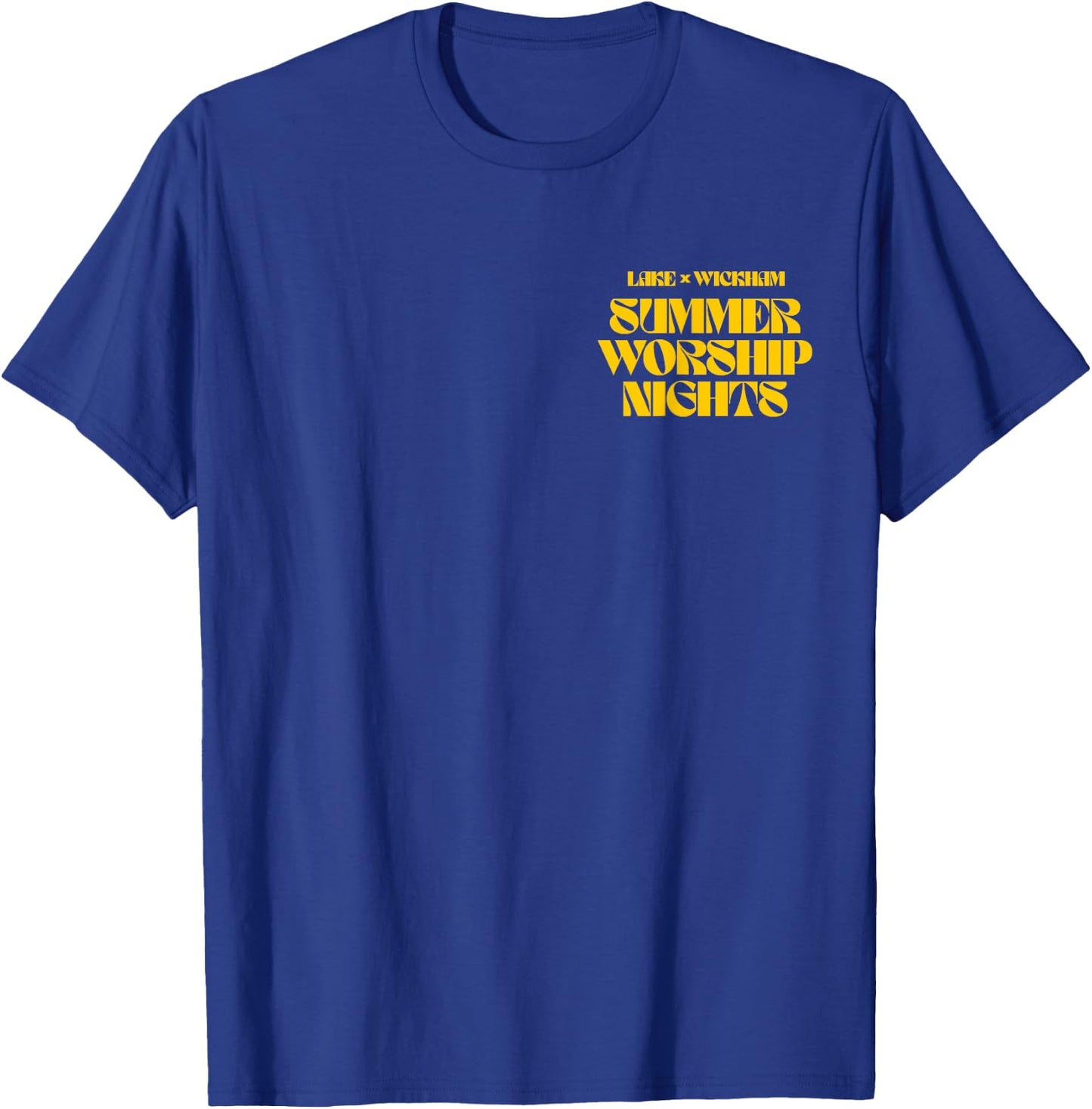 Summer Worship Nights Black '24 T-Shirt - T-Shirt | Royal