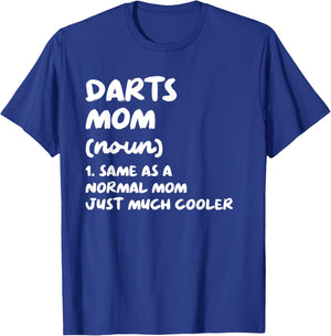 Darts Mom Definition Funny T-Shirt - T-Shirt | Royal