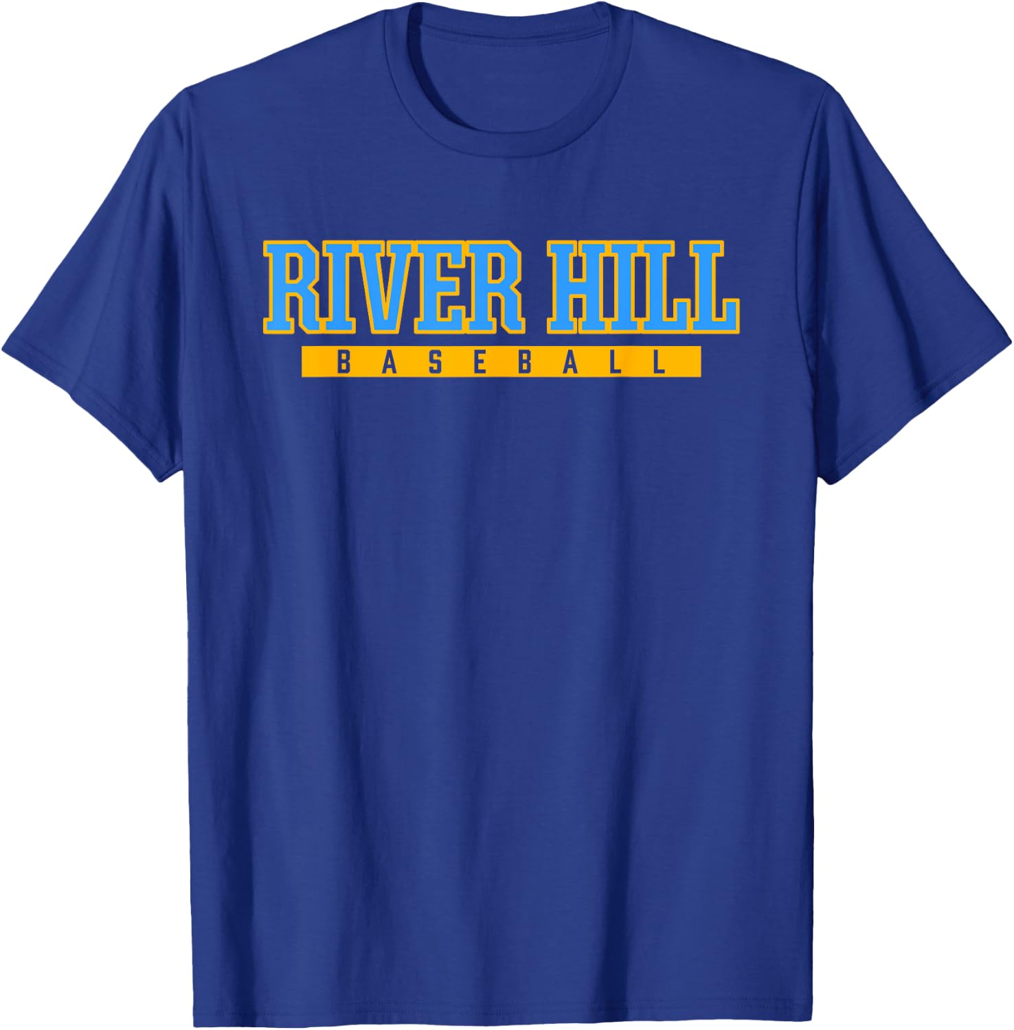 River Hill High School Baseball T-Shirt - T-Shirt | Royal