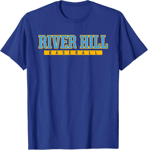River Hill High School Baseball T-Shirt - T-Shirt | Royal