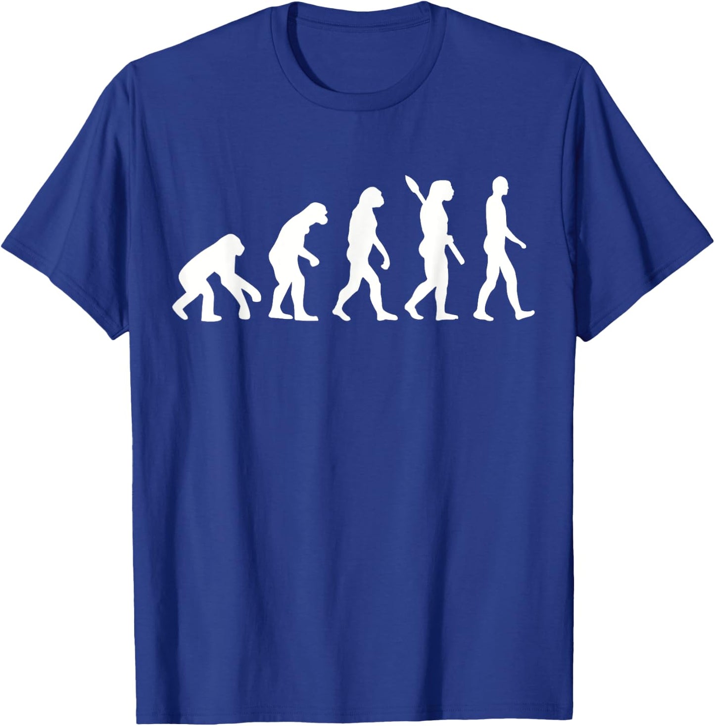 Human evolution T-Shirt - T-Shirt | Royal