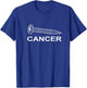 Screw Cancer Support Cancer Awareness T-Shirt - T-Shirt | Royal