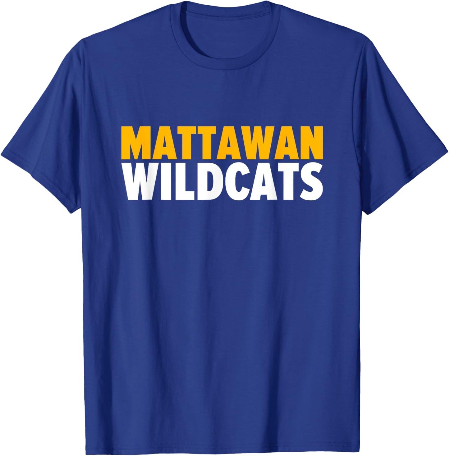 Mattawan Wildcats Bold T-Shirt - T-Shirt | Royal