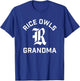 Rice University Owls Arched Grandma T-Shirt - T-Shirt | Royal