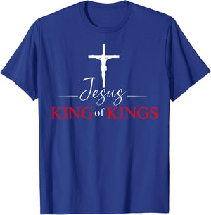 Jesus Christ and Faith Christian Bible and Love Jesus T-Shirt - T-Shirt | Royal