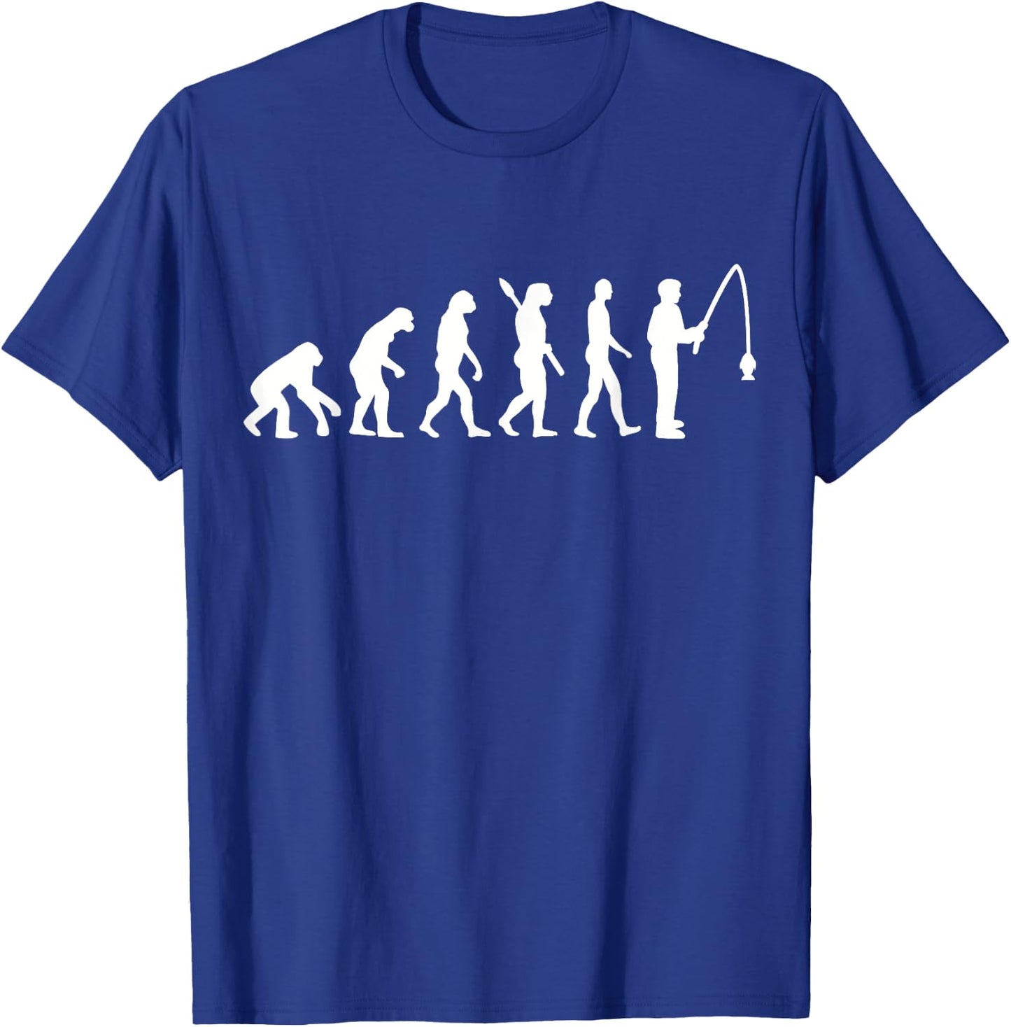 Evolution fishing T-Shirt - T-Shirt | Royal