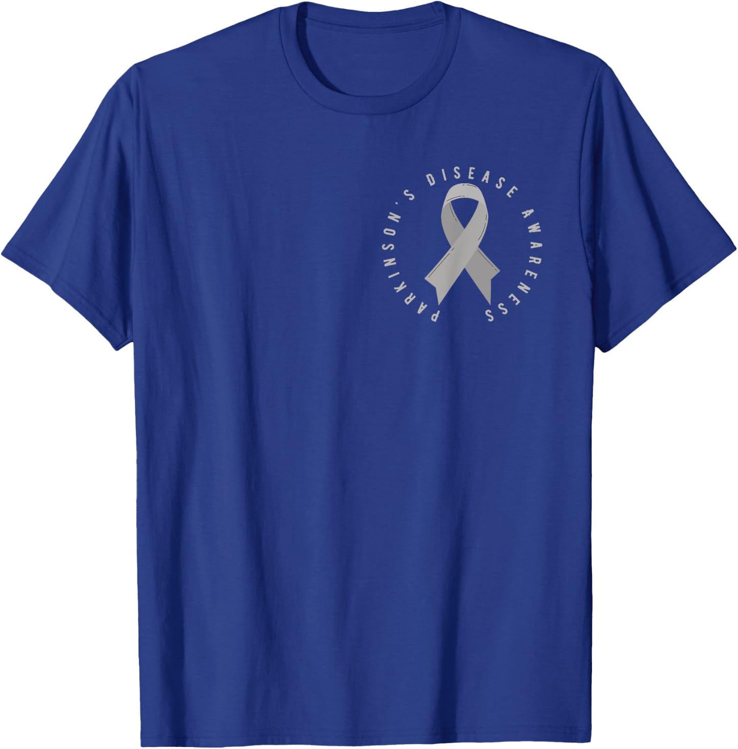 Parkinson's Disease Awareness Month April Support Wear Grey T-Shirt - T-Shirt | Royal