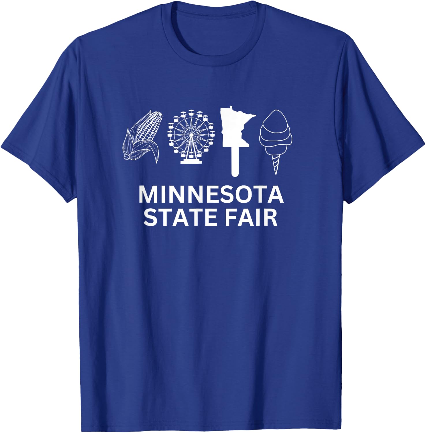 Minnesota State Fair Food T-Shirt - T-Shirt | Royal