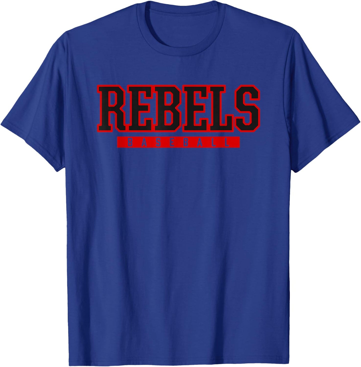 Harrison Central Rebels Baseball T-Shirt - T-Shirt | Royal